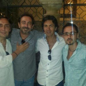 foto con Jose, Vicente y Niño de Pura